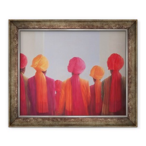 Tablou inramat - Lincoln Seligman - Grupul Turban, 70 x 85 cm