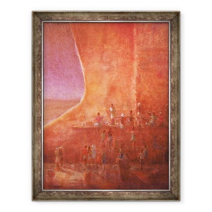 Tablou inramat - Lincoln Seligman - intrerupatoare de nave, 60 x 80 cm