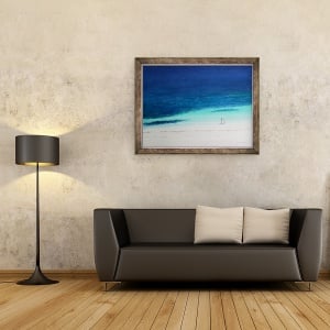 Tablou inramat - Lincoln Seligman - Plaja Kilifi I, 60 x 80 cm - Img 2