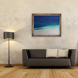 Tablou inramat - Lincoln Seligman - Plaja Kilifi II, 60 x 80 cm - Img 2