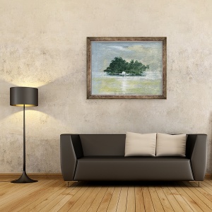 Tablou inramat - Lincoln Seligman - Taprabane, 70 x 90 cm - Img 2
