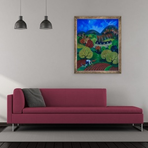 Tablou inramat - Lisa Graa Jensen - comuniune, 70 x 85 cm - Img 2