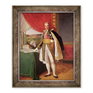 Tablou inramat - Louis Hersent - Maresalul Andre Massena 1758-1817 Duce de Rivoli, 50 x 60 cm