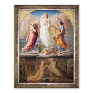 Tablou inramat - Louis Janmot - Adormirea Maicii Domnului, 70 x 90 cm