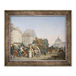 Tablou inramat - Louis Leopold Boilly - Casa de mutari, 50 x 60 cm