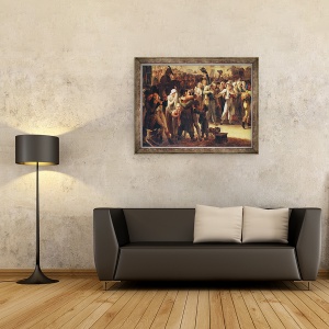 Tablou inramat - Louis Leopold Boilly - Recrutii din 1807 marsaluind pe langa Poarta Saint-Denis I, 60 x 80 cm - Img 2