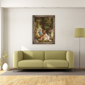 Tablou inramat - Louis Rolland Trinquesse - Leagan, 70 x 90 cm - Img 2