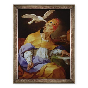 Tablou inramat - Lubin Baugin - Sfantul Grigore cel Mare c.540-604, 70 x 90 cm