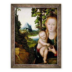 Tablou inramat - Lucas Cranach the Elder - Madonna si Copilul I, 70 x 90 cm
