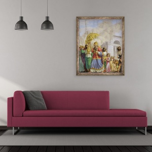 Tablou inramat - Luigi Ademollo - Chivotul Legamantului, 50 x 60 cm - Img 2