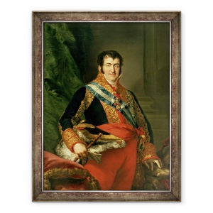 Tablou inramat - Luis Lopez Piquer - Ferdinand VII 1784-1833 1808-11, 70 x 90 cm