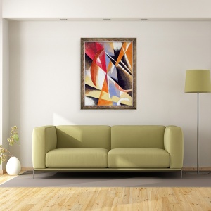 Tablou inramat - Lyubov Sergeevna Popova - Compozitie, 60 x 80 cm - Img 2