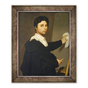 Tablou inramat - Madame Gustave Hequet - Ingres ca un tanar, 50 x 60 cm