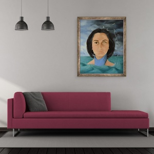 Tablou inramat - Magdolna Ban - Dintr-o data, 50 x 60 cm - Img 2