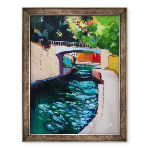 Tablou inramat - Marco Cazzulini - Canal, Sydney Gardens, 70 x 90 cm