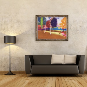 Tablou inramat - Marco Cazzulini - Parcul Victoria, 60 x 80 cm - Img 2