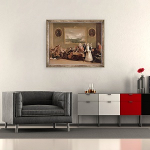 Tablou inramat - Marco Ricci - Repetitia unei opere I, 50 x 60 cm - Img 2