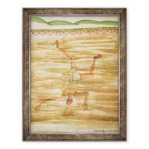 Tablou inramat - Mariano di Jacopo detto il Taccola - Scafandru la mare adancime, 60 x 80 cm