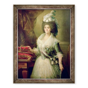 Tablou inramat - Mariano Salvador de Maella - Portretul Reginei Maria Luisa 1751-1819, 70 x 90 cm