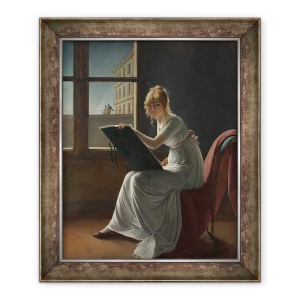 Tablou inramat - Marie Denise Villers - Marie Josephine Charlotte de Val dOgnes, 70 x 85 cm