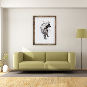 Tablou inramat - Mark Adlington - Dungi Hiaena Pup, 2010, 60 x 80 cm - Img 2