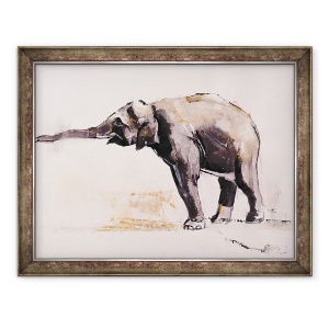 Tablou inramat - Mark Adlington - Elefant indian, 60 x 80 cm