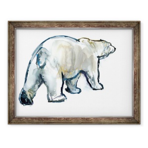 Tablou inramat - Mark Adlington - Ghetarul Mint Ursul polar,2013, 70 x 90 cm