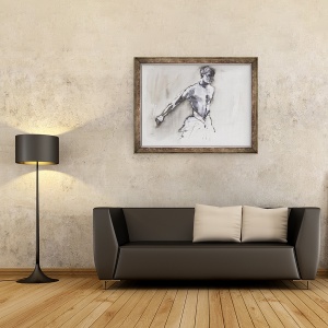 Tablou inramat - Mark Adlington - Lacul Lebedelor, 60 x 80 cm - Img 2
