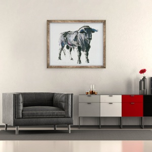 Tablou inramat - Mark Adlington - Plaza de Toros de Miajadas, 50 x 60 cm - Img 2