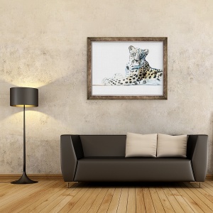 Tablou inramat - Mark Adlington - Tilt Leopard Arabian, 2015, 70 x 90 cm - Img 2