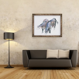 Tablou inramat - Mark Adlington - Vitei, 60 x 80 cm - Img 2
