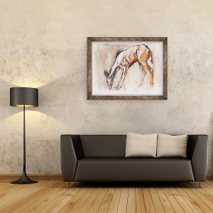 Tablou inramat - Mark Adlington - Young Kudu, Loisaba, 2018, 60 x 80 cm - Img 2