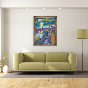 Tablou inramat - Marta Martonfi-Benke - Encouter prin Setarea Soarelui, 60 x 80 cm - Img 2