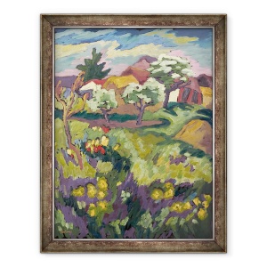 Tablou inramat - Marta Martonfi-Benke - Gradina copilariei mele, 70 x 90 cm