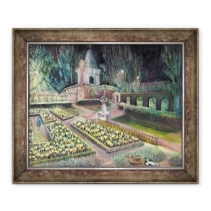 Tablou inramat - Mary Kuper - Gradina de flori, 70 x 85 cm