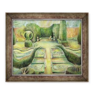 Tablou inramat - Mary Kuper - Gradina Lunga, Cliveden, 50 x 60 cm