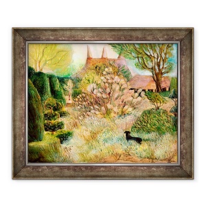 Tablou inramat - Mary Kuper - Mare Dixter - Dachshund lui Christopher Lloyd, 50 x 60 cm