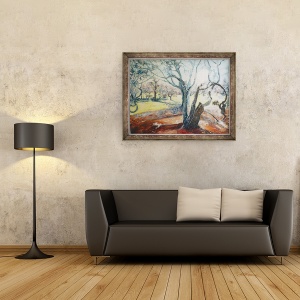 Tablou inramat - Mary Smith - Primavara in Darley Park, 60 x 80 cm - Img 2