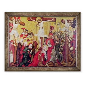 Tablou inramat - Master of Raigern - Altarpiece Rajhrad, 60 x 80 cm