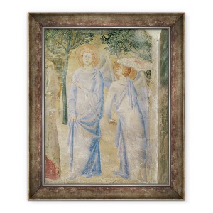 Tablou inramat - Matteo Giovanetti - ingerii din Capela Sfantului Jean, 50 x 60 cm