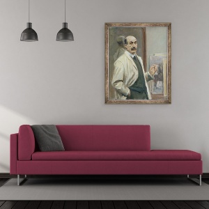 Tablou inramat - Max Liebermann - Autoportret, 70 x 85 cm - Img 2