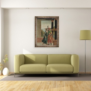 Tablou inramat - Michelle da Verona - Brutus si Portia II, 70 x 90 cm - Img 2