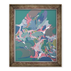 Tablou inramat - Nancy Kouta - DreamLand, 2019, 70 x 85 cm