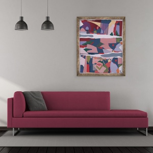 Tablou inramat - Nancy Kouta - Neverland, 2019, 70 x 85 cm - Img 2