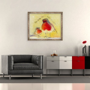 Tablou inramat - Nancy Moniz Charalambous - Mama si cu mine, 2012, 50 x 60 cm - Img 2
