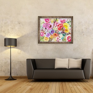 Tablou inramat - Neela Pushparaj - in partea de sus a diminetii, 70 x 90 cm - Img 2