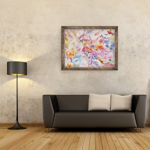 Tablou inramat - Neela Pushparaj - Infloreste de vara, 60 x 80 cm - Img 2