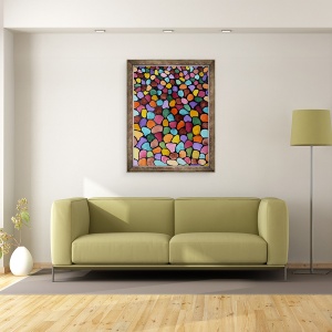 Tablou inramat - Neela Pushparaj - Kwanza, 60 x 80 cm - Img 2