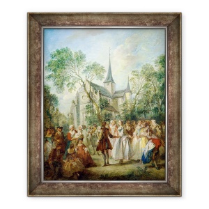 Tablou inramat - Nicolas Lancret - Dansul Nuntii, 70 x 85 cm