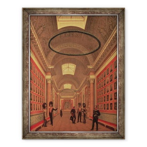 Tablou inramat - Nikanor Grigor'evich Chernetsov - Galeria de razboi a Palatului de Iarna din Sankt Petersburg, 70 x 90 cm